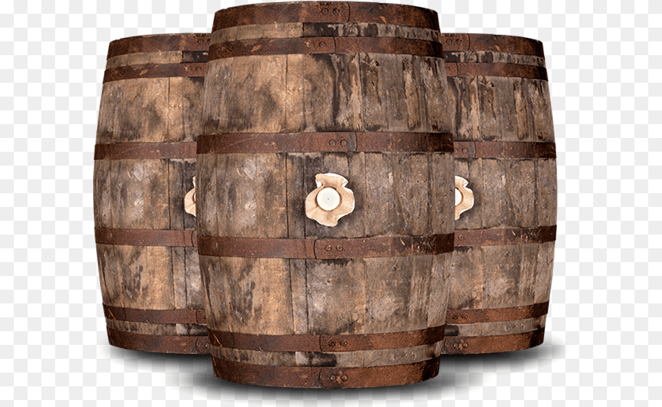 Used Barrels Circle, Barrel, Keg Free Png