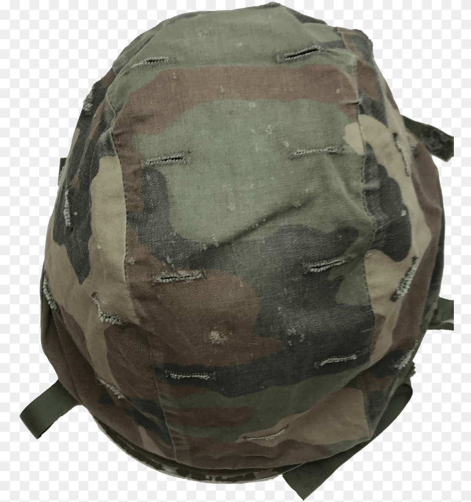 Used Bdu Helmet Cover Woodland Military, Military Uniform, Camouflage, Person, Head Free Png