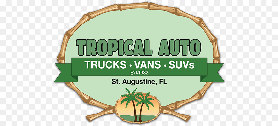 Used Cars St Augustine Fl U0026 Trucks Sign, Vegetation, Plant, Tree, Fruit Free Png Download