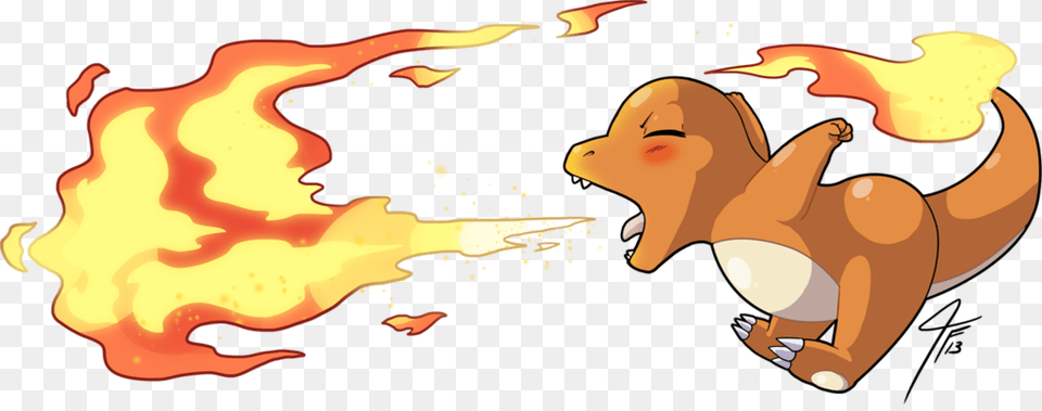 Used Flamethrower By Tamarinfrog Charmander Using Flamethrower, Fire, Flame, Person, Adult Png