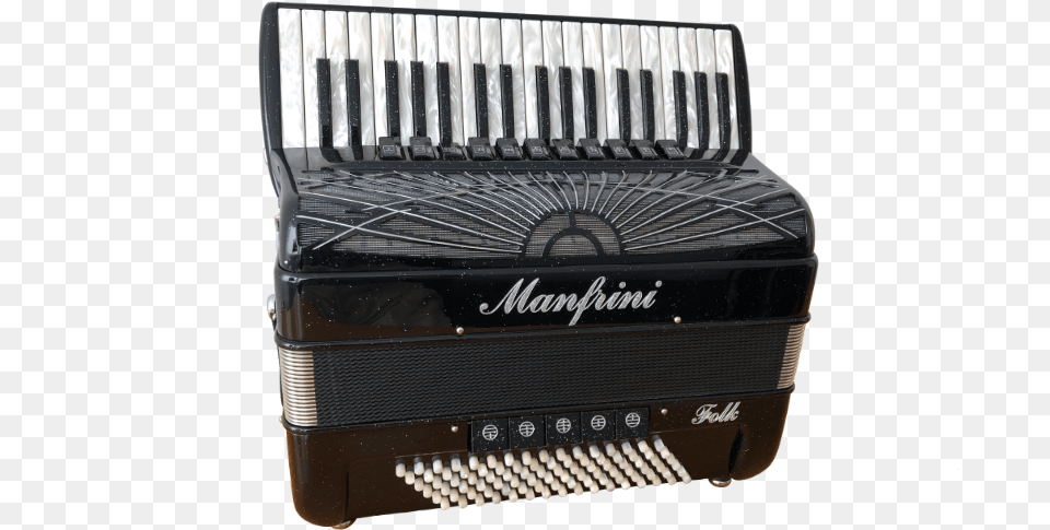 Used Manfrini Folk Piano Accordion Paolo Soprani, Musical Instrument Png Image