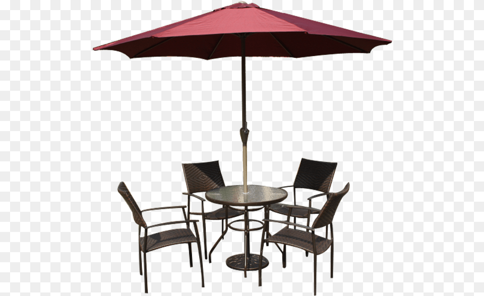 Used Umbrella Patio Tables Chair, Architecture, Housing, House, Furniture Free Png Download