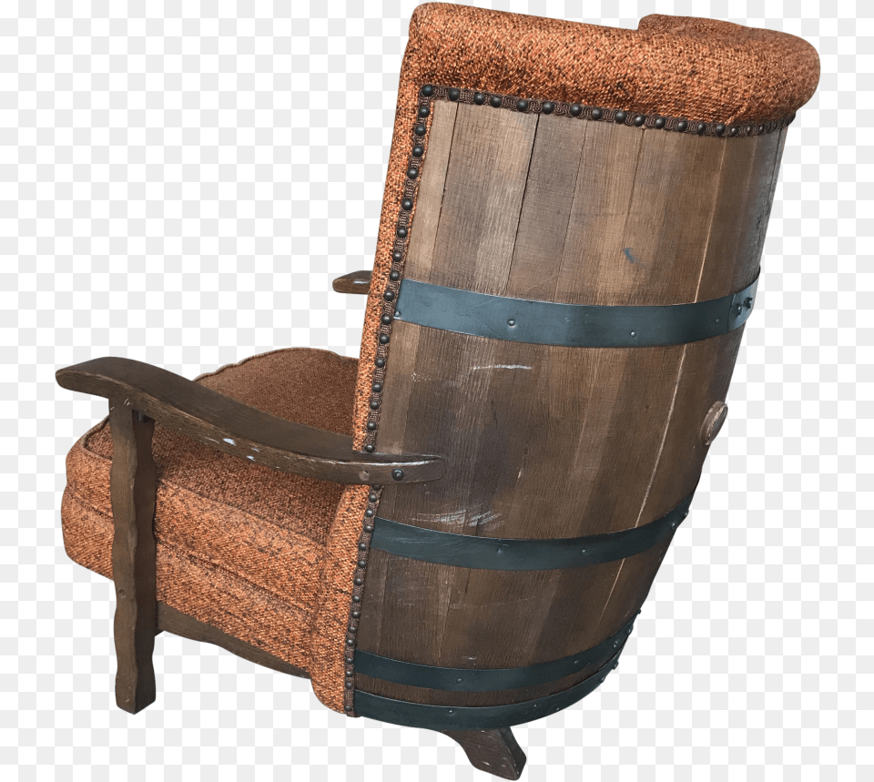 Used Wine Barrels For Sale Craigslist Mini Wine Barrels Chair, Furniture, Armchair Free Png