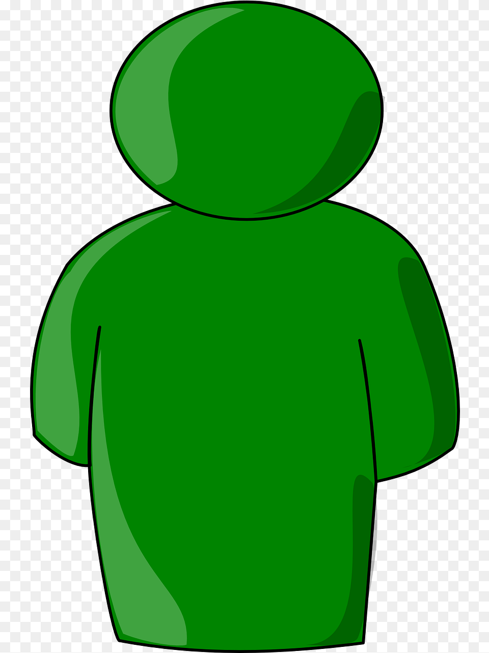 User Avatar Green Buddy Person Clip Art, Clothing, Hood, Hoodie, Knitwear Free Png Download