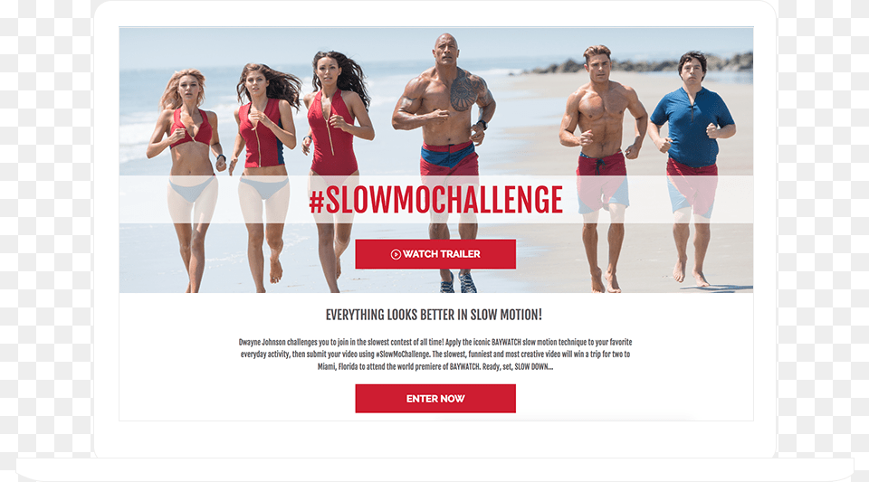 User Generated Hashtag Contest For The Baywatch Movie Video Facebook Hashtag Contest, Advertisement, Poster, Clothing, Shorts Free Png