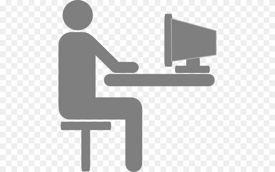 User Grey Clip Art, Computer, Electronics, Pc, Person Free Transparent Png