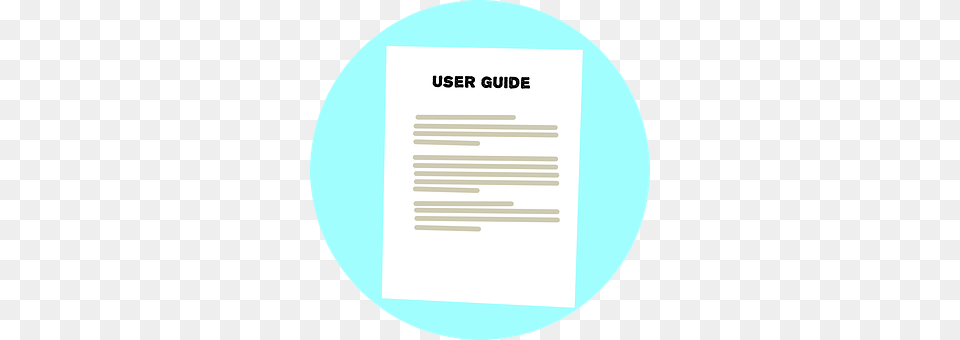 User Guide Page, Text, Disk Free Transparent Png