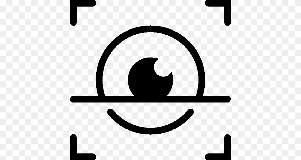 User Interface Iris Scan Icon Ios Iconset, Stencil, Logo, Symbol Free Png Download