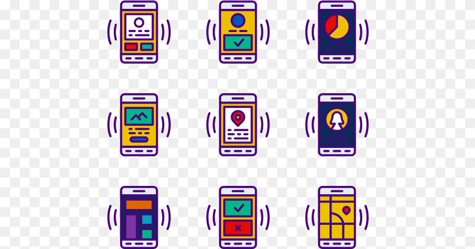 User Interface Mobile, Purple, Electronics, Mobile Phone, Phone Free Transparent Png