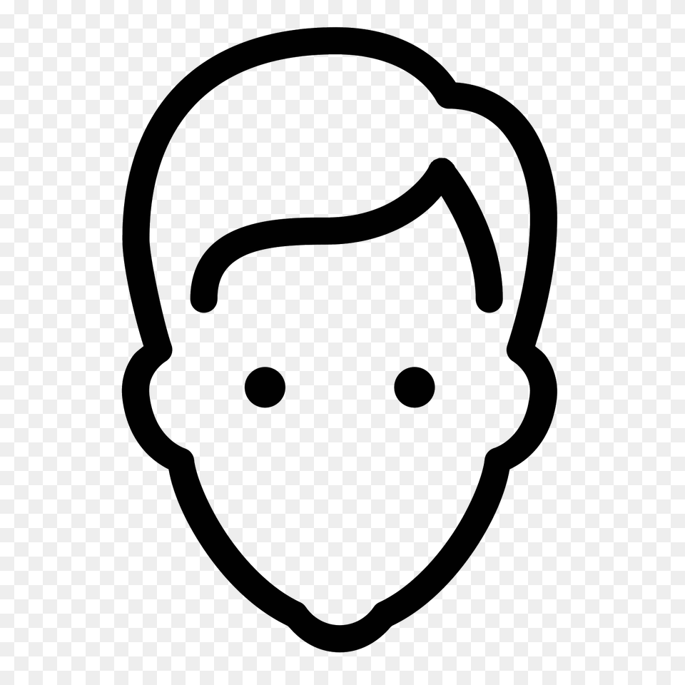 User Male Icon, Gray Free Transparent Png