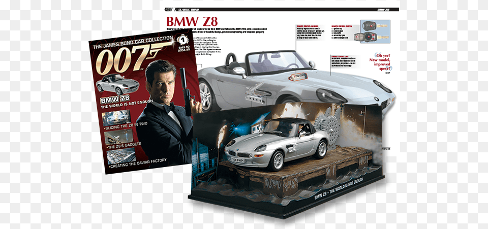 User Posted Image James Bond Model Car Collection, Advertisement, Adult, Vehicle, Transportation Free Png Download