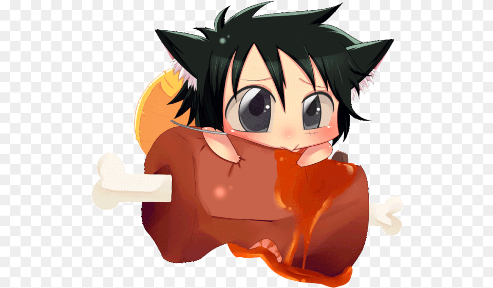 User Uploaded Image Chibi Meat, Book, Comics, Publication, Animal Free Transparent Png