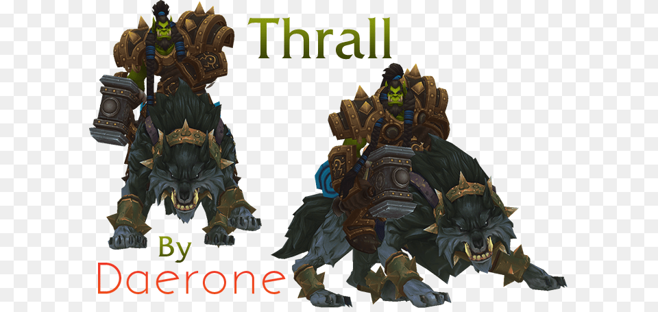 Uses Original Warcraft 3 Animations Warcraft 3 Thrall Model, Person Free Transparent Png