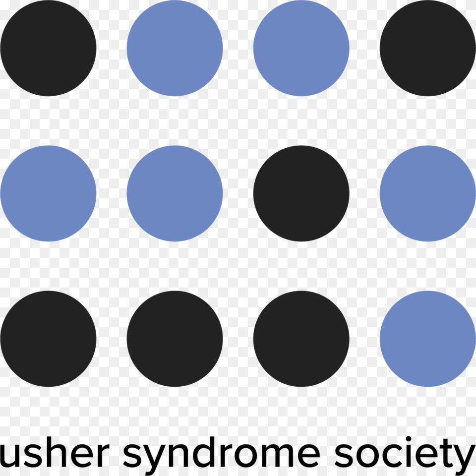 Usher Syndrome Society Logo Society, Lighting, Pattern, Polka Dot Free Png Download