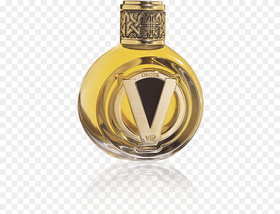 Usher Vip Men Download Perfume, Bottle, Gold, Cosmetics Free Png