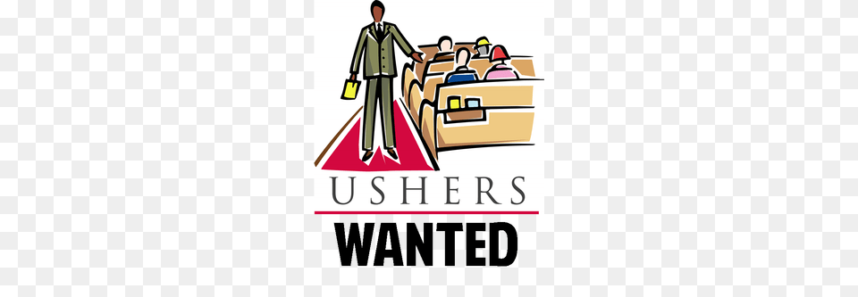 Ushers Wanted For Christmas Masses, People, Person, Bulldozer, Machine Free Png