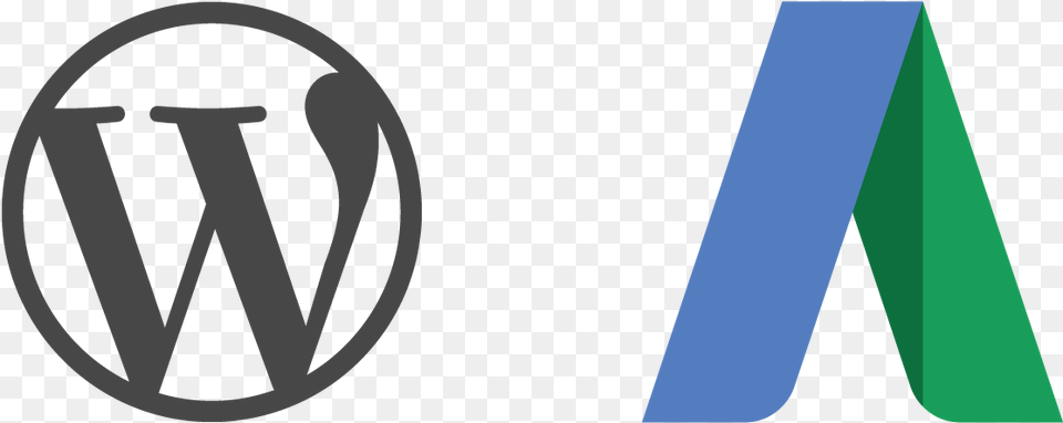 Using Google Adwords To Gain Traffic For Your Wordpress White Wordpress Logo, Triangle Free Png