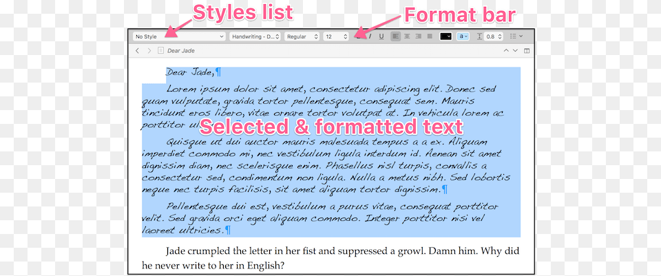 Using Styles In Scrivener 3 Technology Applications, File, Text, Page, White Board Png Image