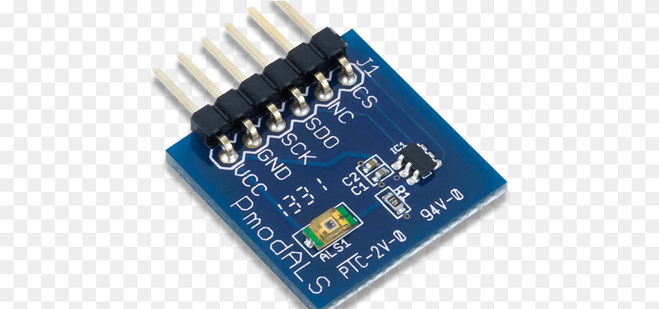 Using The Pmod Als With Arduino Uno Ambient Light Sensor Spi, Electronics, Hardware, Printed Circuit Board Free Transparent Png
