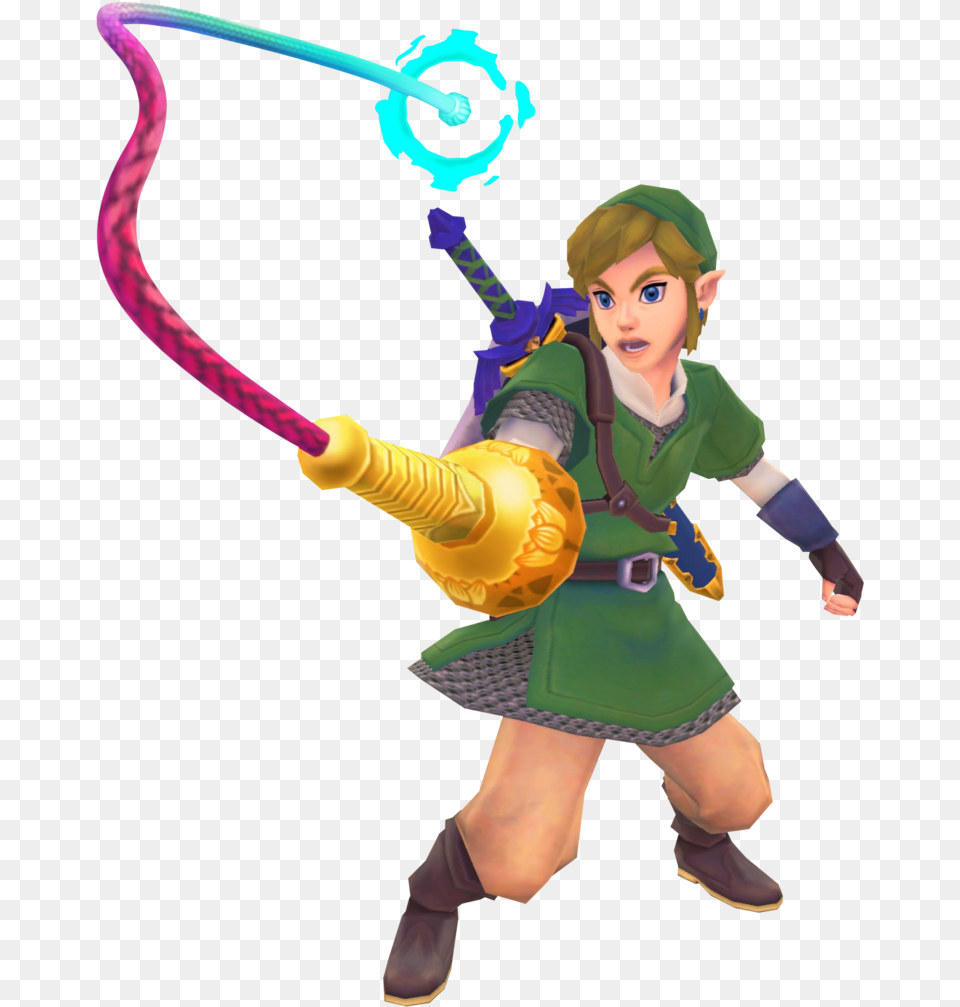 Using The Whip Zelda Skyward Sword Link, Baby, Person, Clothing, Costume Free Transparent Png