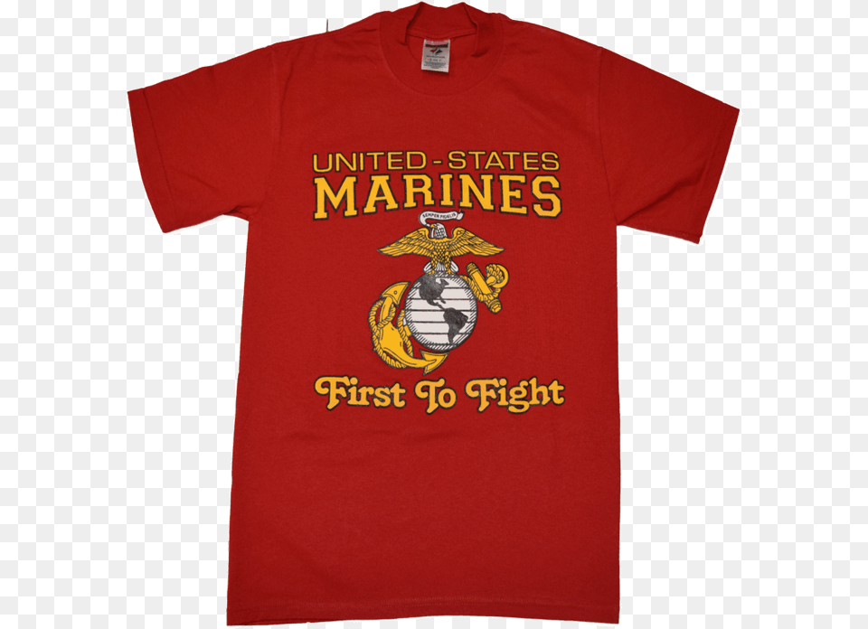 Usmc First To Fight Wkrp Thanksgiving T Shirt, Clothing, T-shirt Free Png Download