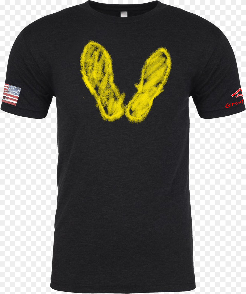 Usmc Footprints Sign, Clothing, T-shirt, Shirt Png Image