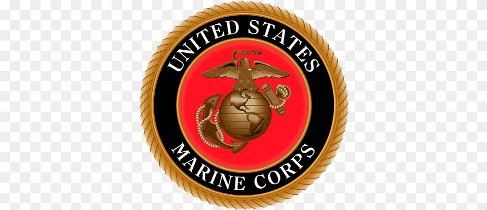 Usmc Logo Download Marine Corps Emblem, Badge, Symbol, Disk Png