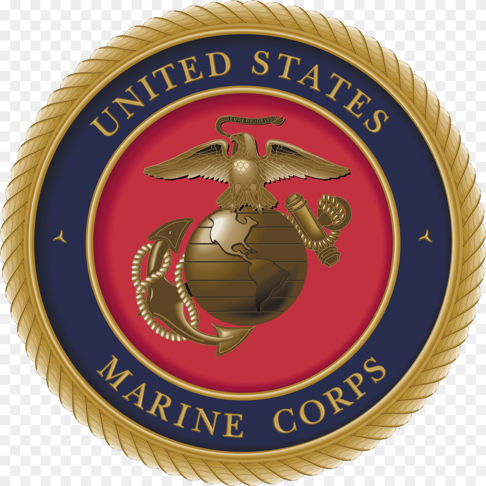 Usmc Logo Amp Svg Vector Emblem, Badge, Symbol, Animal, Bird Free Transparent Png