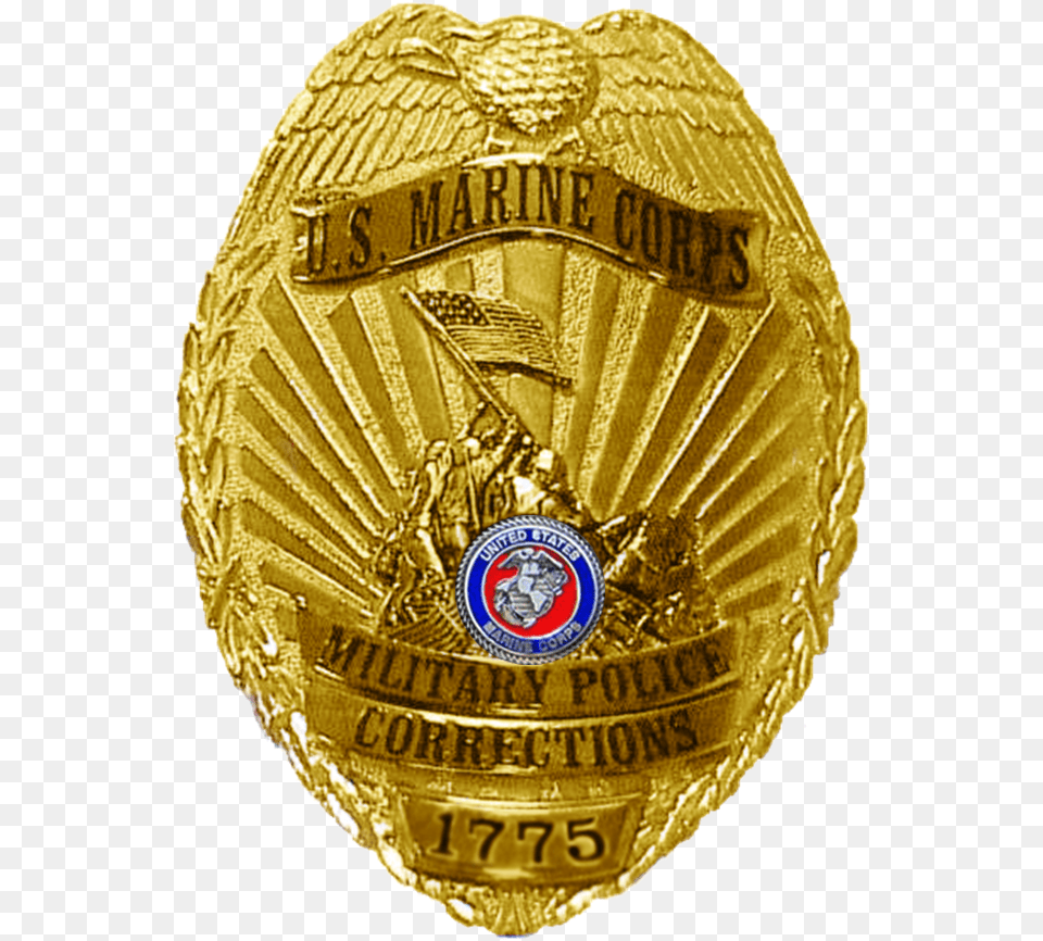 Usmc Mp Corrections Badge Usmc Military Police Badge, Logo, Symbol, Gold Png