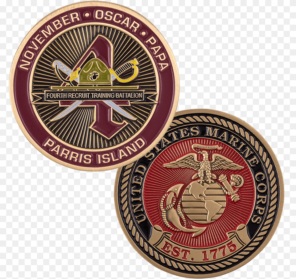 Usmc Parris Island 3rd Battalion, Badge, Logo, Symbol, Emblem Free Png Download