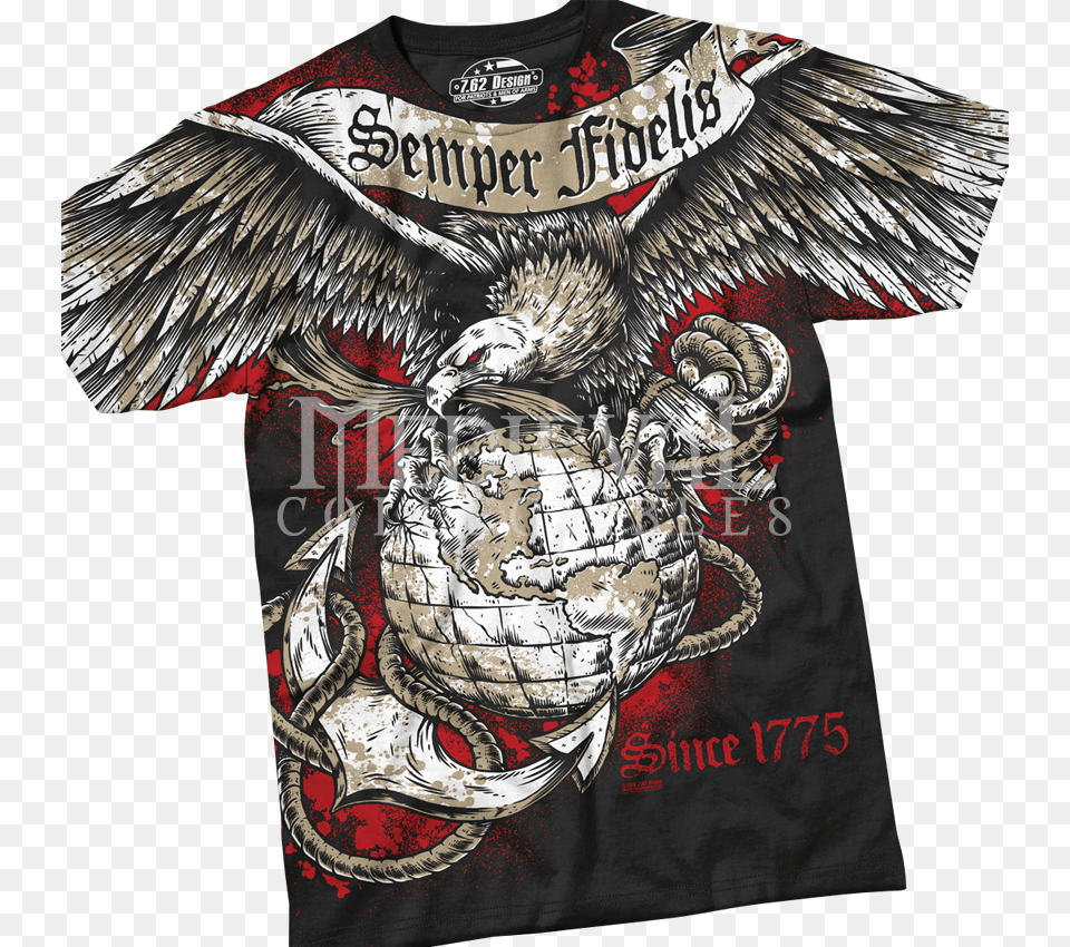 Usmc Semper Fidelis T Shirt Semper Fidelis Tattoo, T-shirt, Clothing, Book, Publication Free Transparent Png