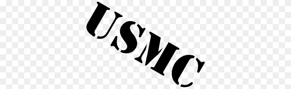 Usmc Stencil Santiam Detachment, Logo, Text, Animal, Fish Free Png