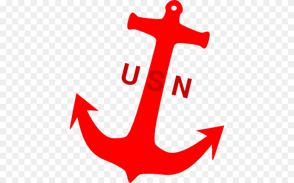 Usn Red Anchor Clip Arts, Electronics, Hardware, Hook Free Png