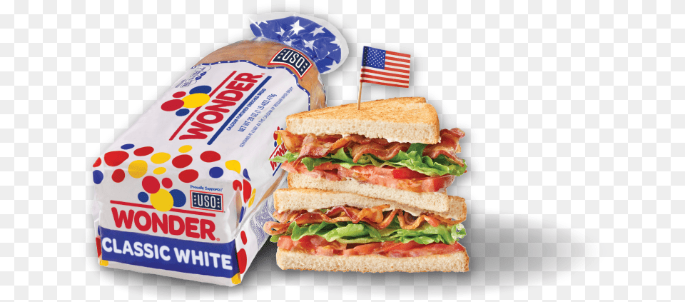 Uso Items2x Wonder White Bread Vegan, Food, Lunch, Meal, Sandwich Free Transparent Png