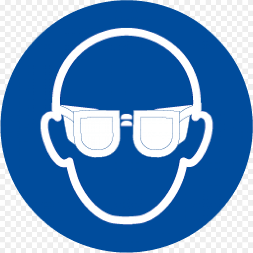 Uso Obligatorio De Gafas Eye Protection Must Be Worn Sign, Accessories, Glasses Png