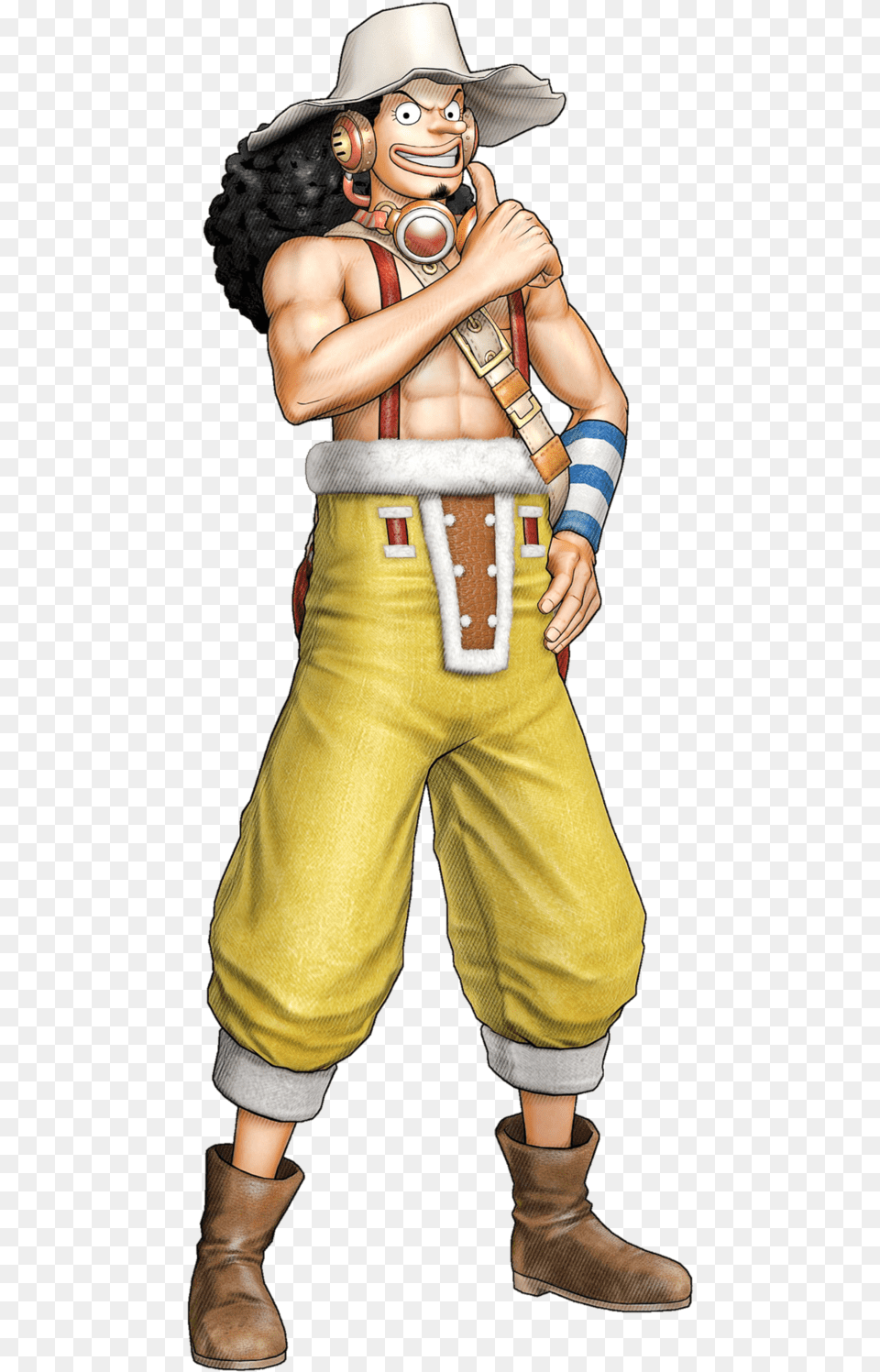 Usopp Warriors One Joint Costume Piece Pirate One Piece Pirate Warriors Usopp, Clothing, Person, Adult, Man Free Png Download