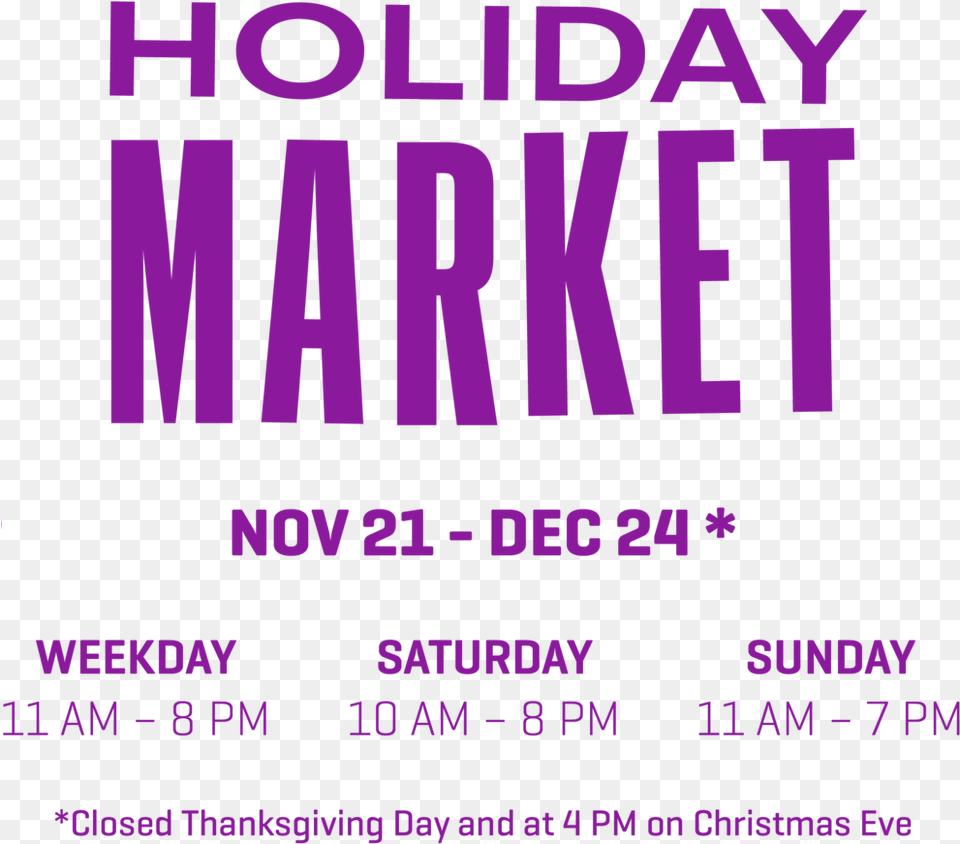 Usp Web Home Holidaymarket Hours Poster, Advertisement, Purple, Text Free Png Download