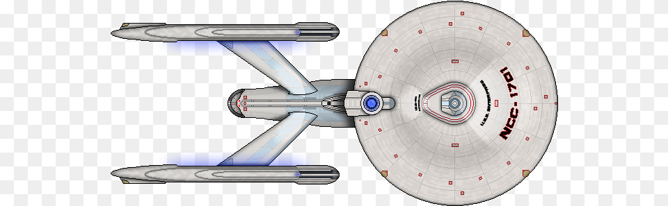Uss Enterprise Refit Enterprise Star Trek From Above, Aircraft, Spaceship, Transportation, Vehicle Png Image