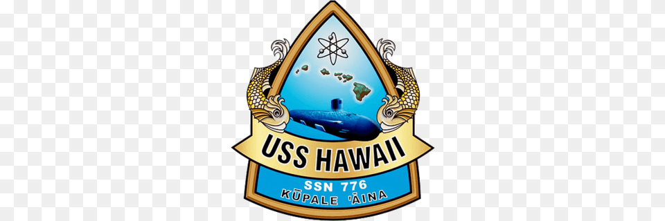 Uss Hawaii, Badge, Logo, Symbol Png Image