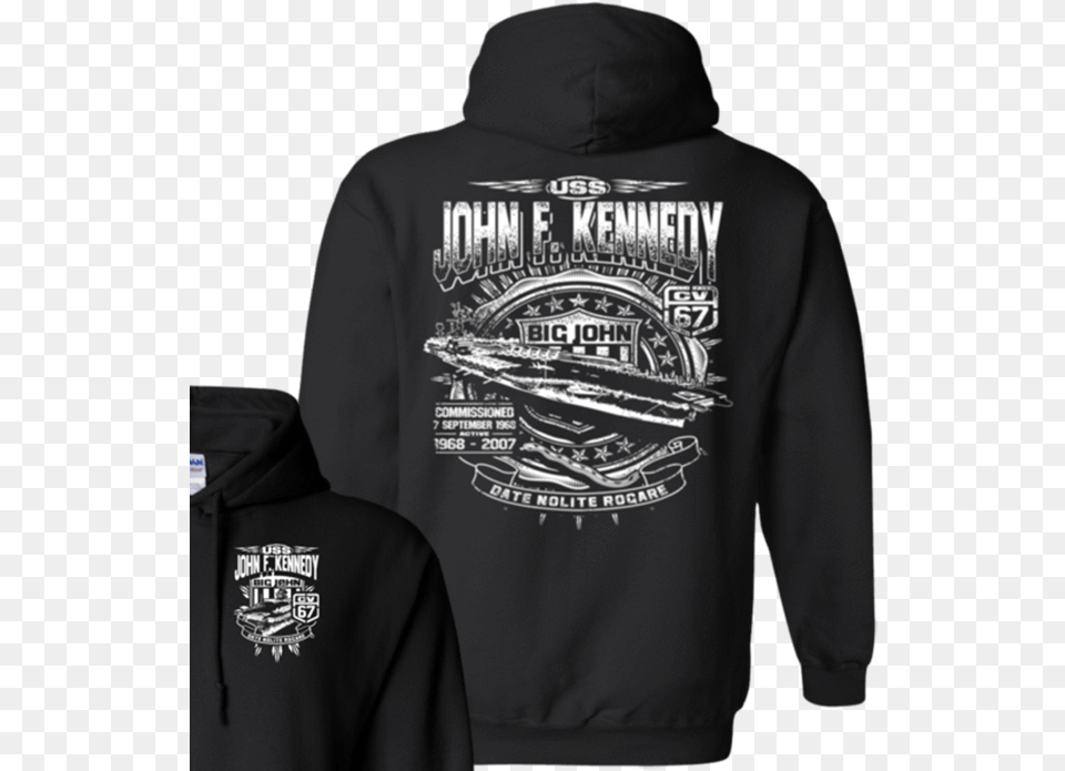 Uss John F Kennedy Cv 67 T Shirts And Hoodies Uss Constellation T Shirt, Clothing, Hood, Hoodie, Knitwear Free Transparent Png