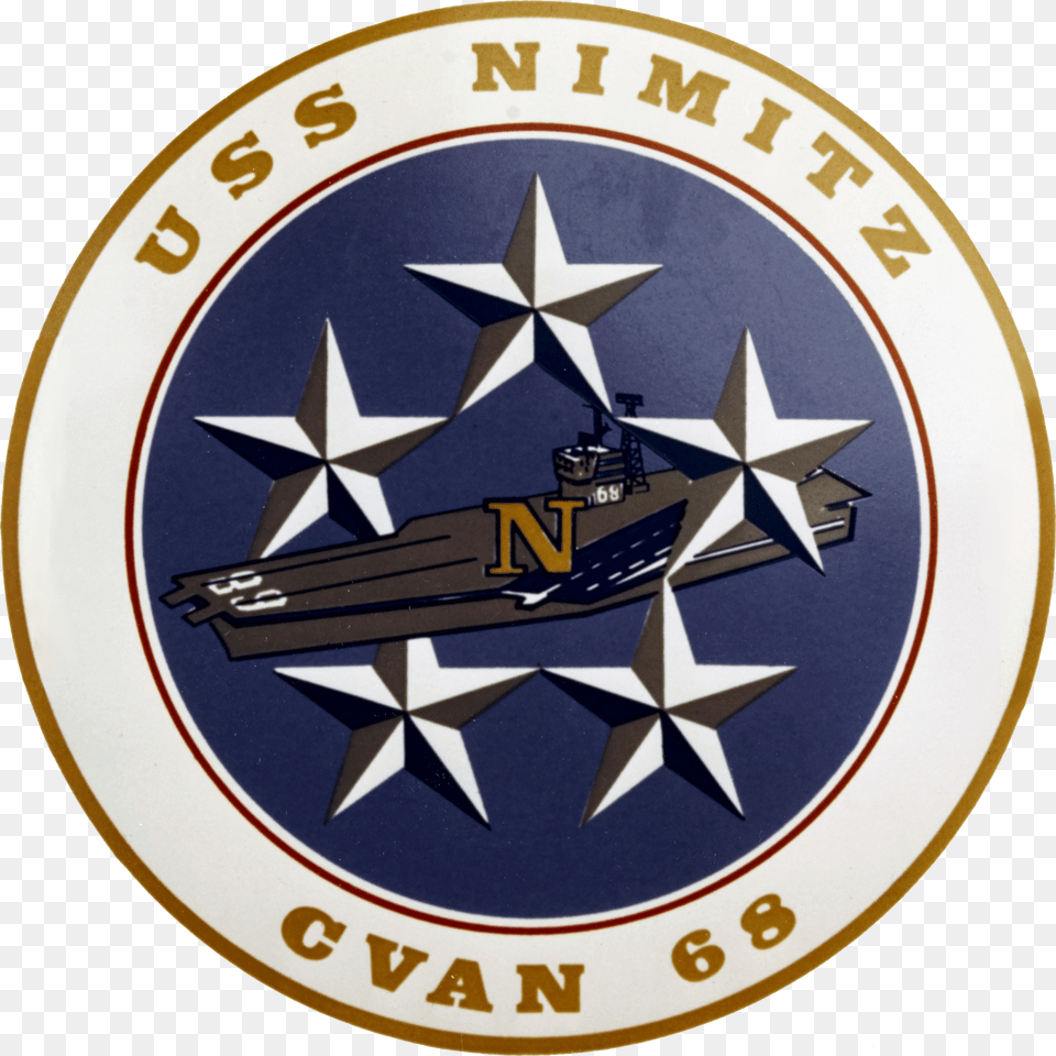 Uss Nimitz Crest 1975 T Shirt Motive Free Transparent Png