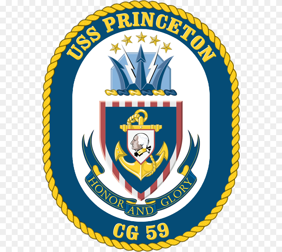 Uss Princeton Cg 59 Crest, Badge, Emblem, Logo, Symbol Png Image