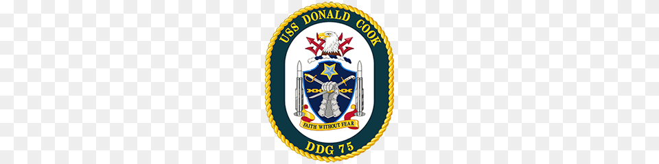 Ussdonaldcookcrest U S Naval Forces Europe Africa U S, Badge, Logo, Symbol, Emblem Png Image