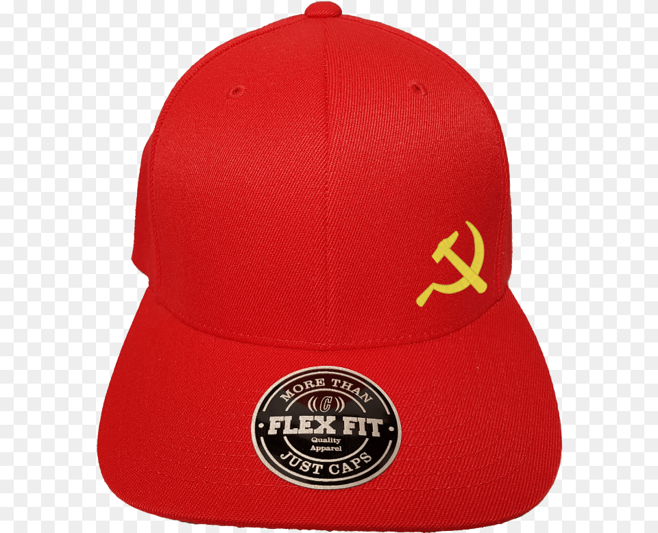Ussr Cap Flex Fit Fls Red Baseball Cap, Baseball Cap, Clothing, Hat Png Image