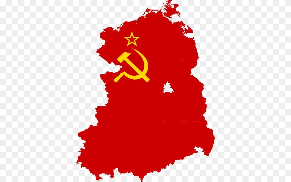 Ussr East Germany Flag Maps Map East Germany, Person Png Image