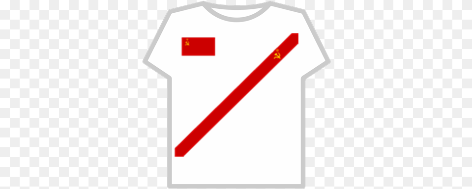 Ussr Sash Roblox Roblox Soviet Union T Shirt, Clothing, T-shirt, First Aid Free Png