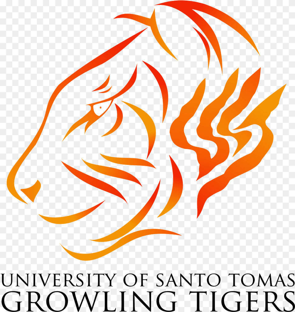 Ust Growling Tigers Ust Growling Tigers Logo, Fire, Flame, Adult, Female Free Png