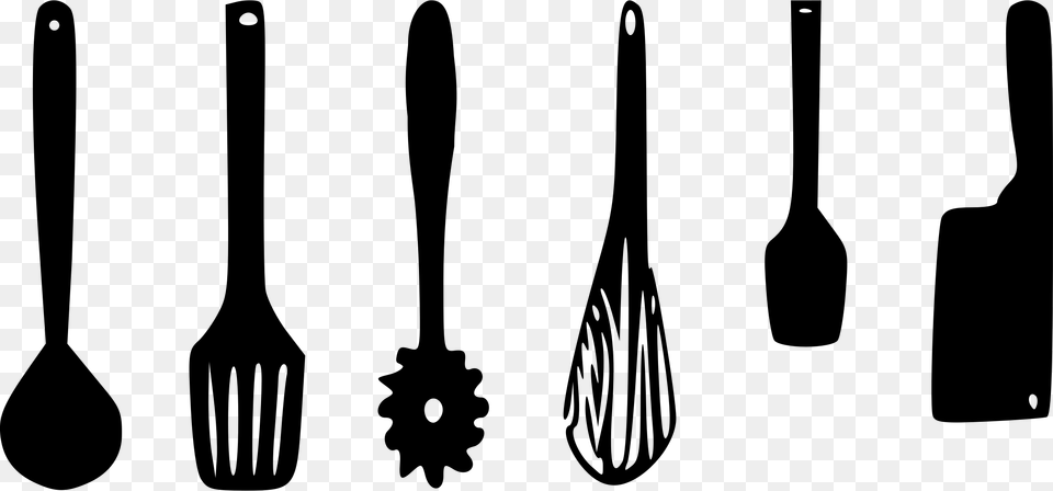 Ustensiles De Cuisine Icons, Gray Free Png Download