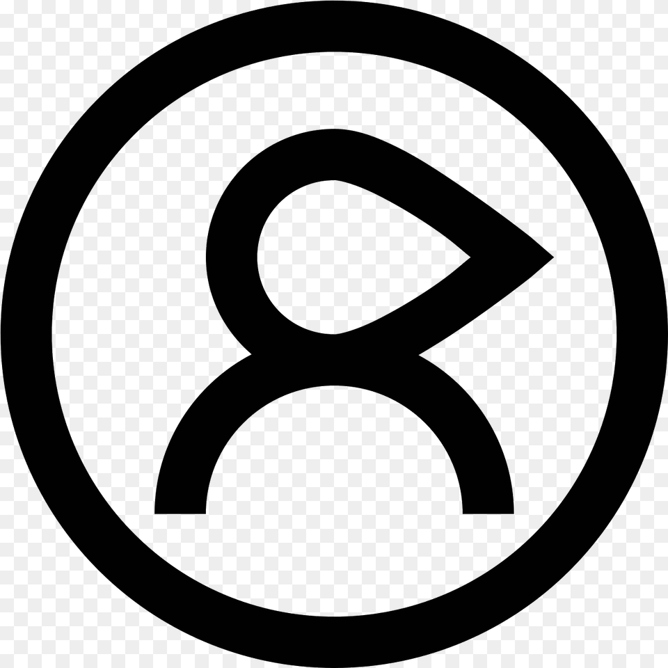 Usuario Femenino En Crculo Icon Number 5 In Circle, Gray Free Png