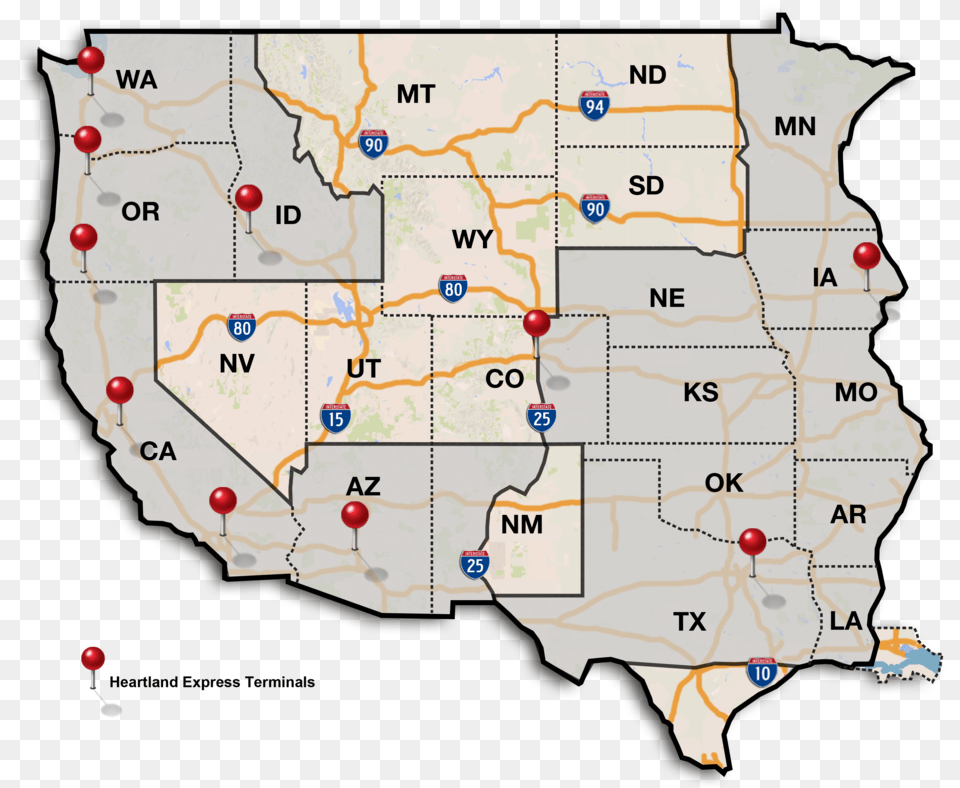 Usw 8 1 17 Zip Zone Us Trucking Map, Chart, Plot, Atlas, Diagram Free Transparent Png